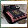 Hermes Paris Black Pink Cover Bedding Set- Limited Edition