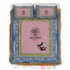 Hermes Paris Luxury Brand Pink Blue Quilt Bedding Set