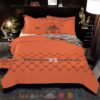 Hermes Paris Orange Quilt Bedding Set