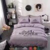 Hermes Paris Purple Duvet Cover Bedding Set
