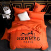Hermes Paris Symbol Full Print Bedding Set