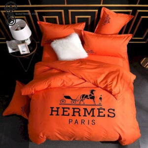 Hermes Paris Symbol Full Print Bedding Set