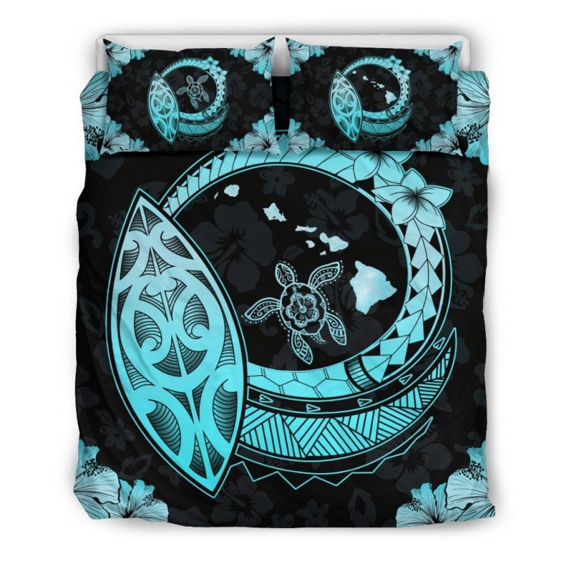 Hibiscus Map Polynesian Duver Duvet Cover and Pillowcase Set Bedding Set 872 Hibiscus Map Polynesian Duver Duvet Cover and Pillowcase Set Bedding Set 872
