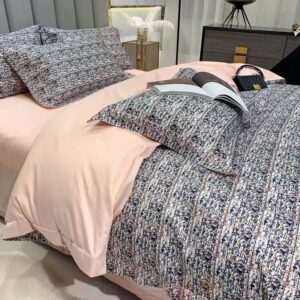 High-End Grey Luxury Brand Bedding Set