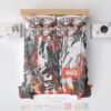 Hinata Manga Style Embossed Haikyuu Sports Anime Bedding Set
