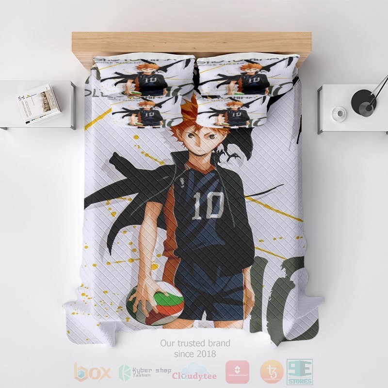 Hinata Shouyou Haikyuu Kurasano Number 10 Embossed Bedding Set Hinata Shouyou Haikyuu Kurasano Number 10 Embossed Bedding Set