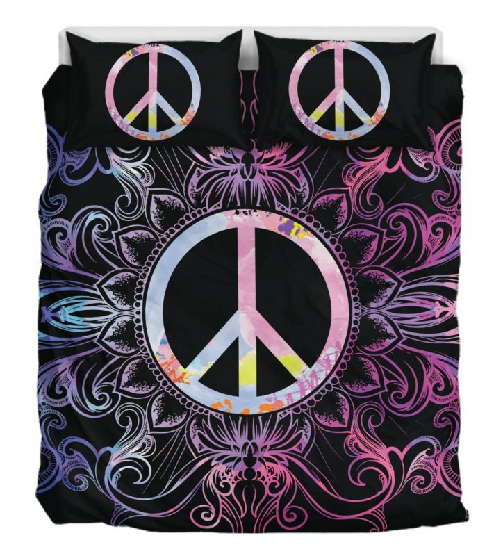 Hippie Soul Duver Duvet Cover and Pillowcase Set Bedding Set 883 Hippie Soul Duver Duvet Cover and Pillowcase Set Bedding Set 883