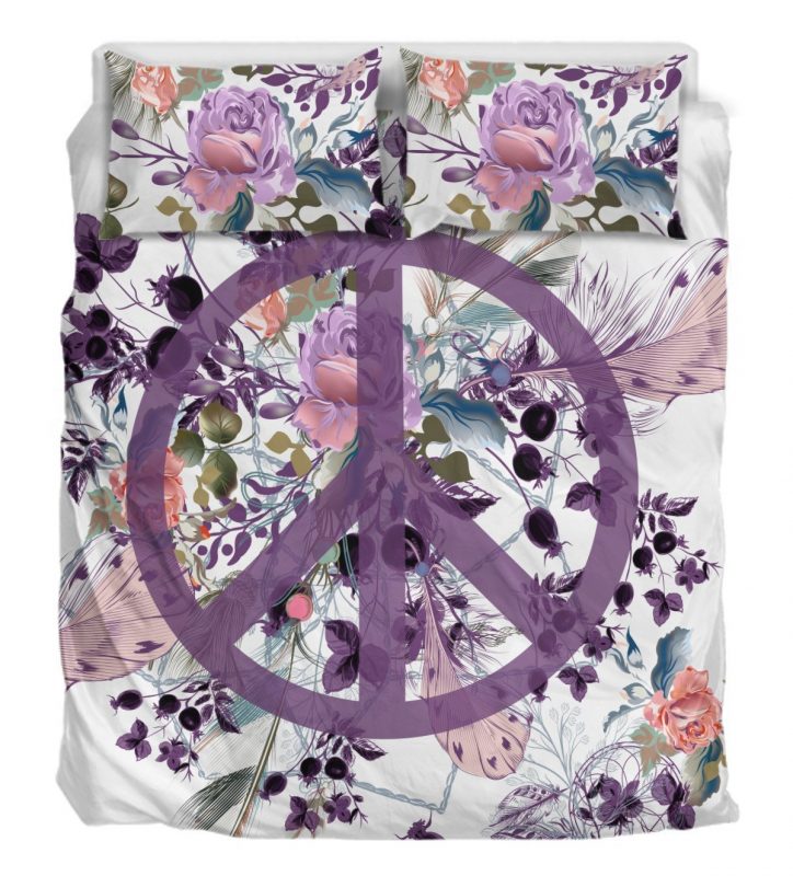 Hippie Soul Duver Duvet Cover and Pillowcase Set Bedding Set 905 Hippie Soul Duver Duvet Cover and Pillowcase Set Bedding Set 905
