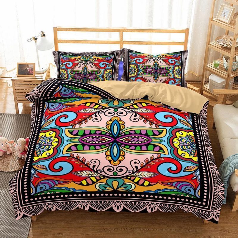 Home Supplies Bohemian Themed Print s 3 s Of ding Duvet Cover and Pillowcase Set Bedding Set Home Supplies Bohemian Themed Print s 3 s Of ding Duvet Cover and Pillowcase Set Bedding Set