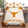 Hook ’Em Horns Texas Longhorns Football All Over Print Bedding Set