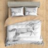 Horse Duvet Cover and Pillowcase Set Bedding Set 599