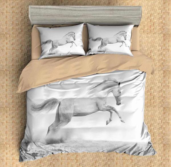 Horse Duvet Cover and Pillowcase Set Bedding Set 599 Horse Duvet Cover and Pillowcase Set Bedding Set 599