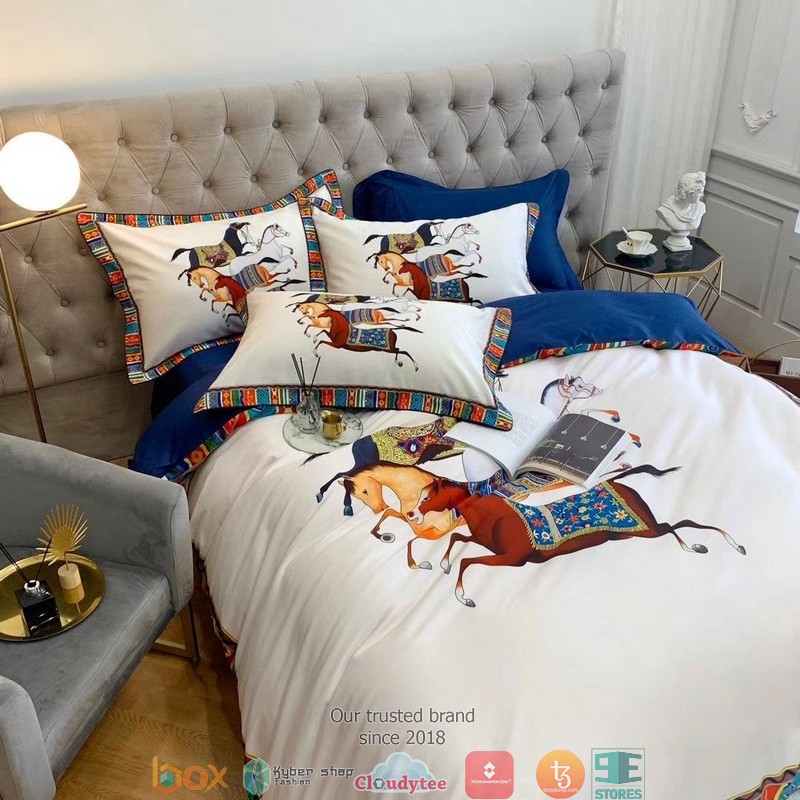 Horse Native American Pattern Quilt Bedding Set Horse Native American Pattern Quilt Bedding Set
