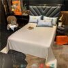Horse Yellow Blue Quilt Bedding Set