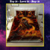 Horses And Fire Full Printing Bedding Set