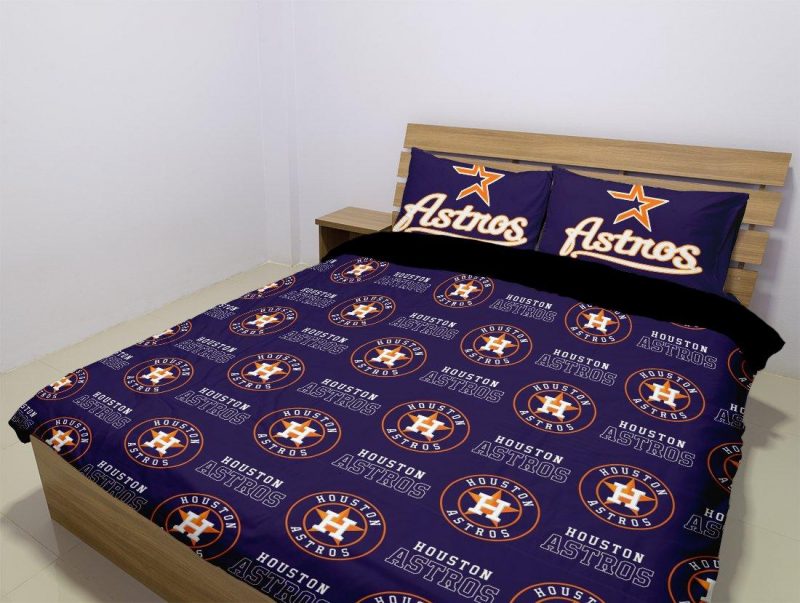 Houston Astros Duvet Cover and Pillowcase Set Bedding Set 1050 Houston Astros Duvet Cover and Pillowcase Set Bedding Set 1050