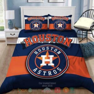 Houston Astros Mlb Logo Bedding Set