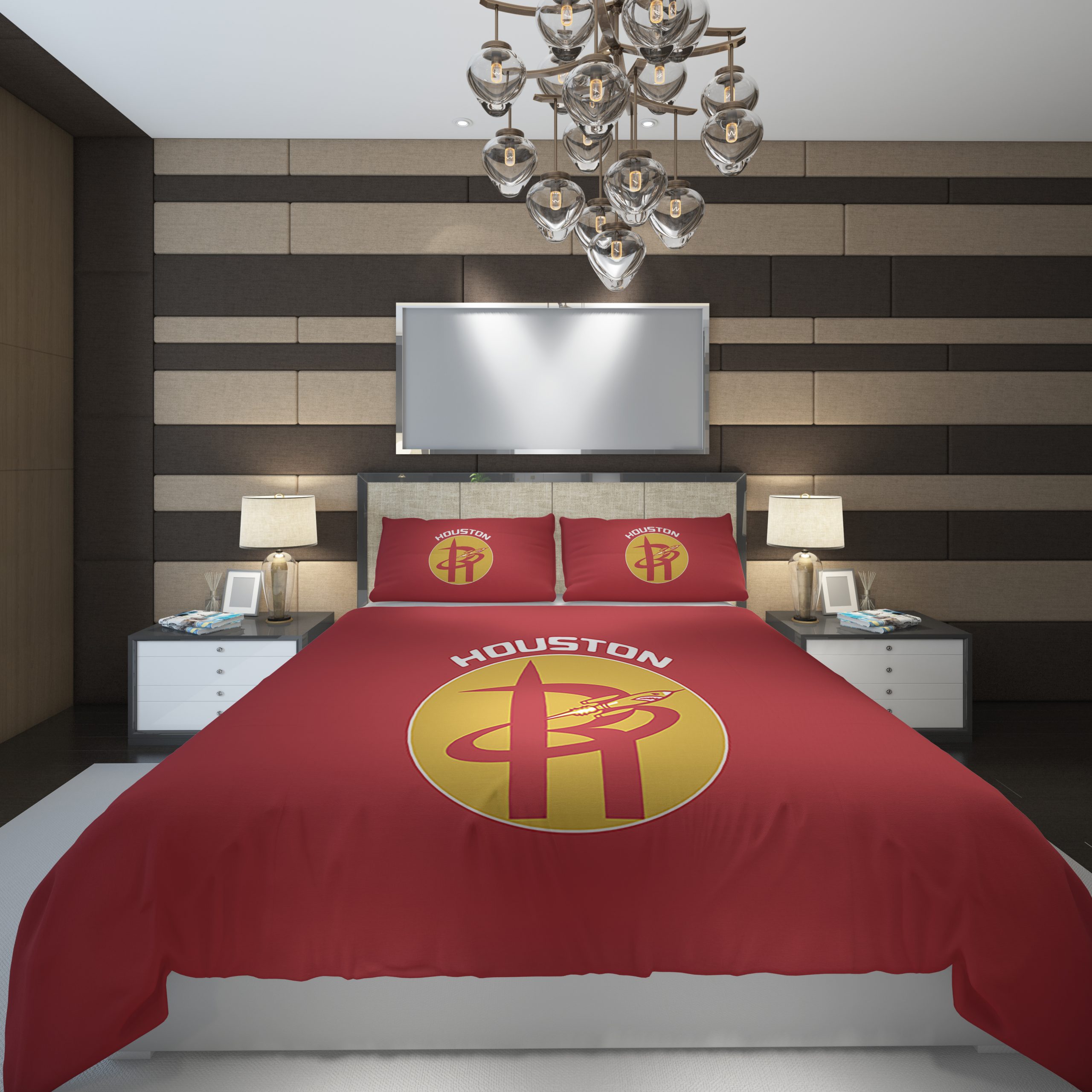 Houston Rockets 1 NBA Basketball ize Duvet Cover and Pillowcase Set Bedding Set Houston Rockets 1 NBA Basketball ize Duvet Cover and Pillowcase Set Bedding Set