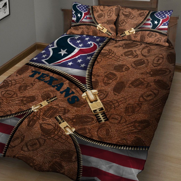 Houston-Texans-Nfl-American-Flag-Leather-Pattern-Bedding-Set-1