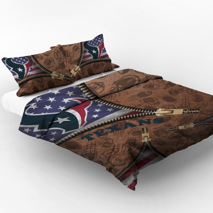 Houston-Texans-Nfl-American-Flag-Leather-Pattern-Bedding-Set-2