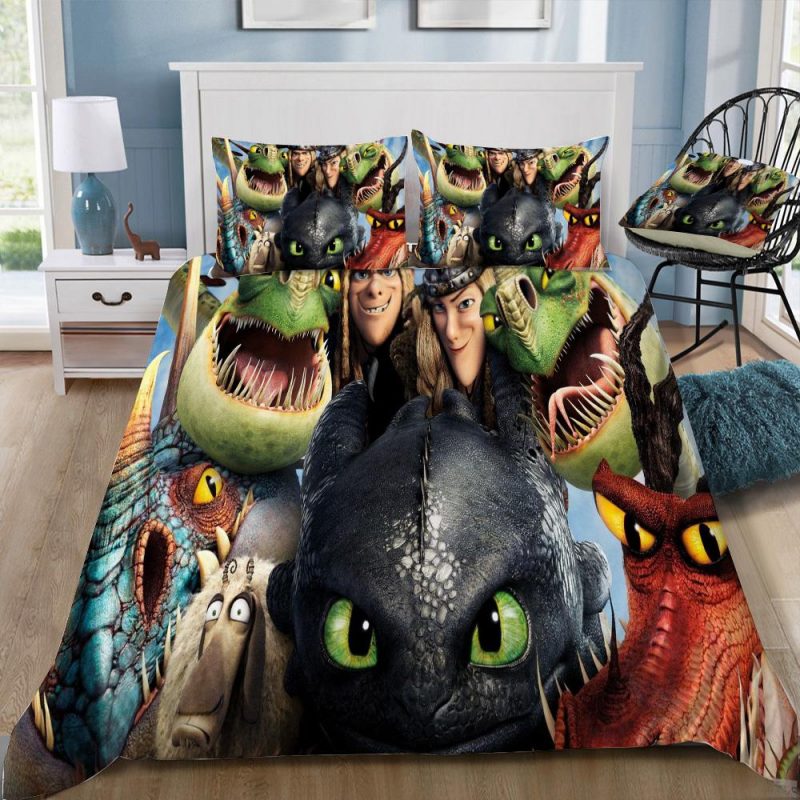 How To Train Your Dragon 16 Duvet Cover and Pillowcase Set Bedding Set How To Train Your Dragon 16 Duvet Cover and Pillowcase Set Bedding Set