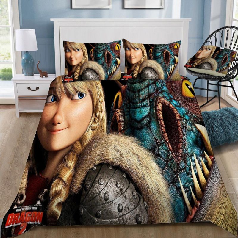 How To Train Your Dragon 20 Duvet Cover and Pillowcase Set Bedding Set How To Train Your Dragon 20 Duvet Cover and Pillowcase Set Bedding Set