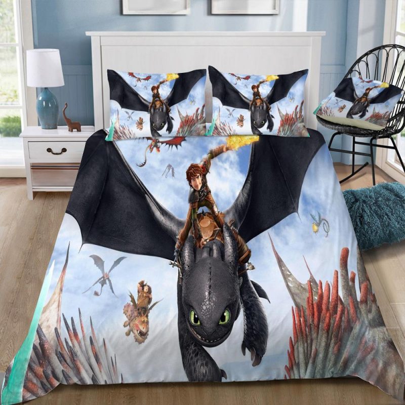 How To Train Your Dragon 22 Duvet Cover and Pillowcase Set Bedding Set How To Train Your Dragon 22 Duvet Cover and Pillowcase Set Bedding Set