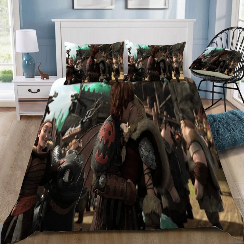 How To Train Your Dragon 3 Duvet Cover and Pillowcase Set Bedding Set 313 How To Train Your Dragon 3 Duvet Cover and Pillowcase Set Bedding Set 313