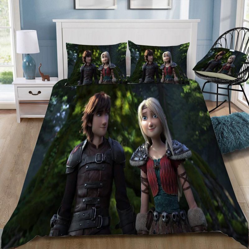 How To Train Your Dragon 3 Duvet Cover and Pillowcase Set Bedding Set 326 How To Train Your Dragon 3 Duvet Cover and Pillowcase Set Bedding Set 326