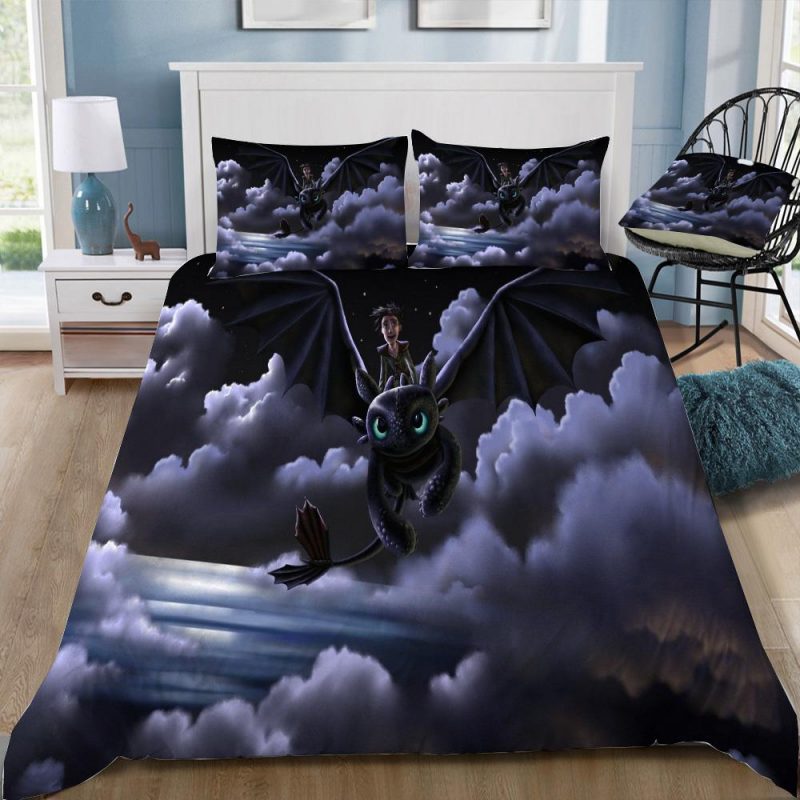 How To Train Your Dragon 3 Duvet Cover and Pillowcase Set Bedding Set 331 How To Train Your Dragon 3 Duvet Cover and Pillowcase Set Bedding Set 331