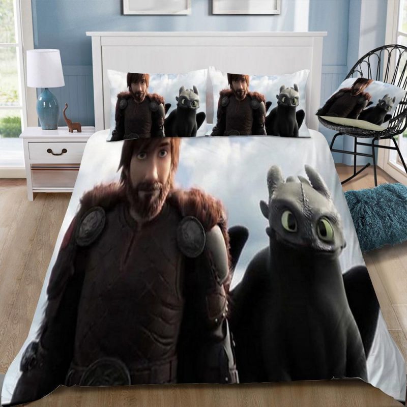 How To Train Your Dragon 3 The Hiden World 11 Duvet Cover and Pillowcase Set Bedding Set How To Train Your Dragon 3 The Hiden World 11 Duvet Cover and Pillowcase Set Bedding Set