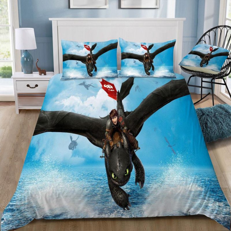 How To Train Your Dragon 3 The Hiden World 13 Duvet Cover and Pillowcase Set Bedding Set How To Train Your Dragon 3 The Hiden World 13 Duvet Cover and Pillowcase Set Bedding Set
