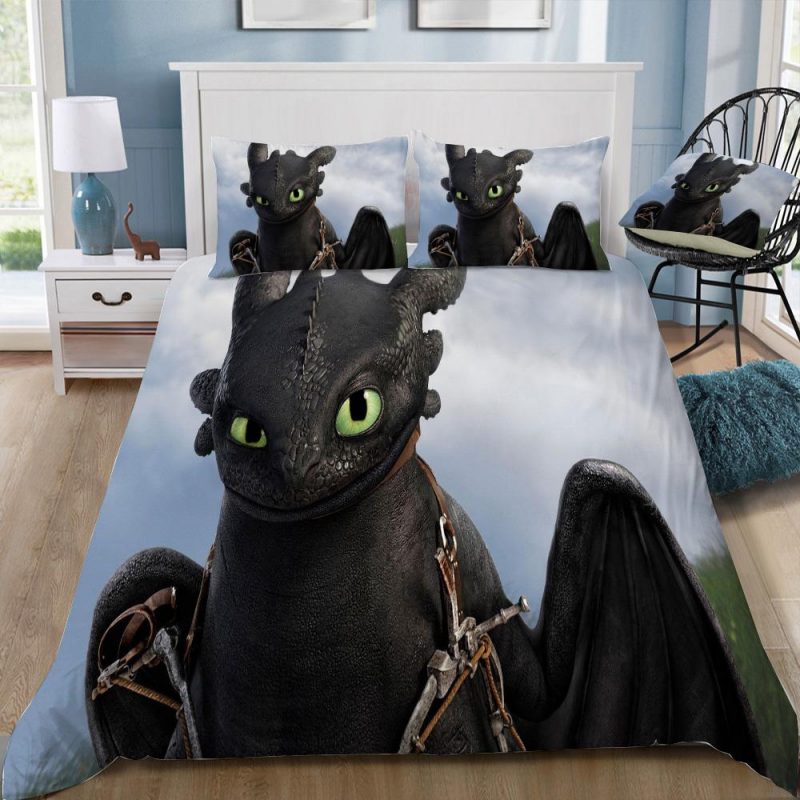 How To Train Your Dragon 3 The Hiden World 14 Duvet Cover and Pillowcase Set Bedding Set How To Train Your Dragon 3 The Hiden World 14 Duvet Cover and Pillowcase Set Bedding Set