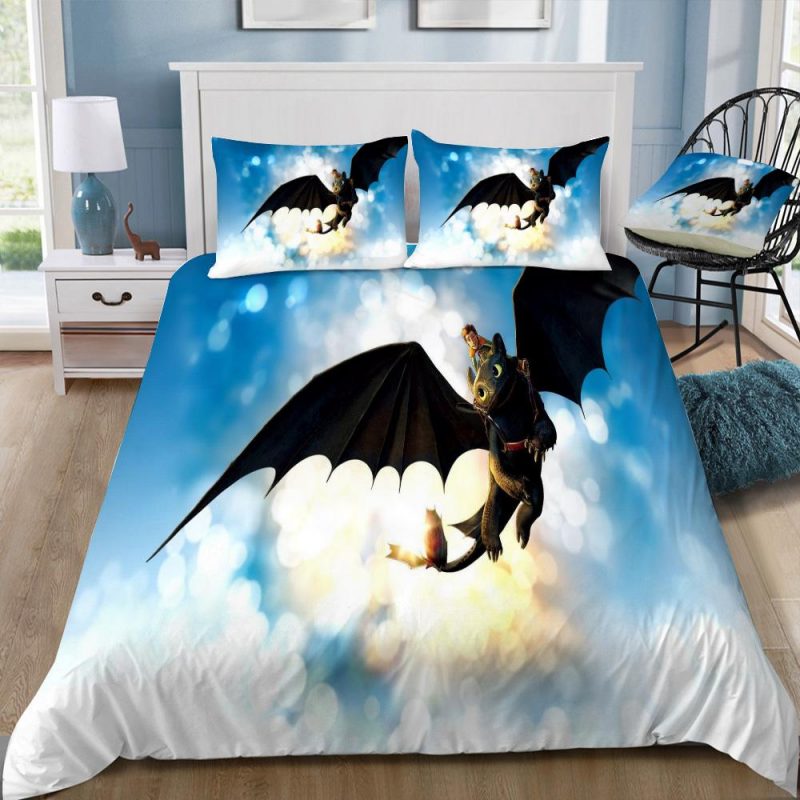 How To Train Your Dragon 3 The Hiden World 18 Duvet Cover and Pillowcase Set Bedding Set How To Train Your Dragon 3 The Hiden World 18 Duvet Cover and Pillowcase Set Bedding Set