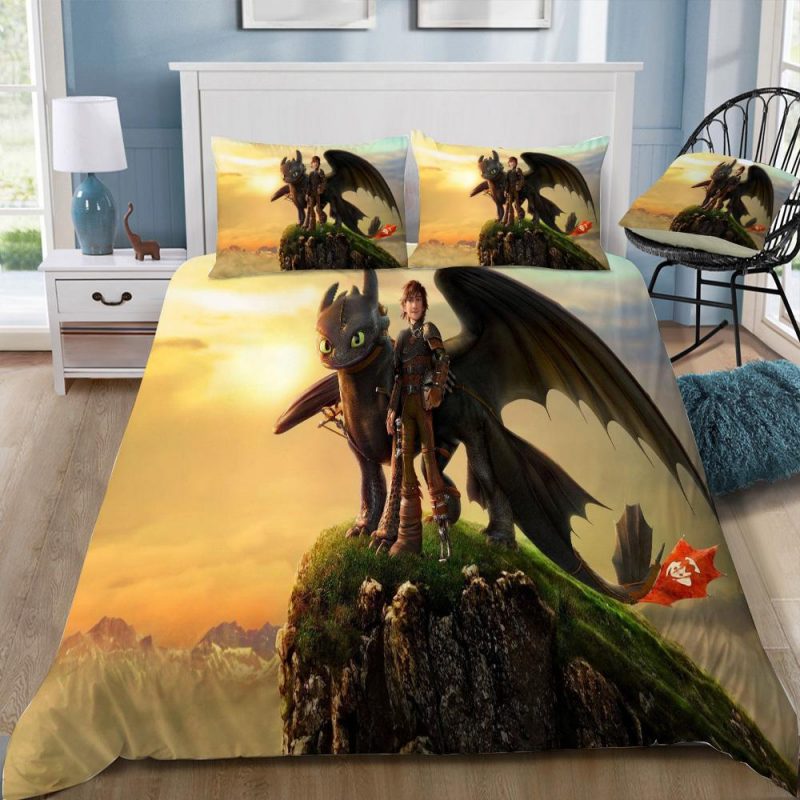 How To Train Your Dragon 3 The Hiden World 20 Duvet Cover and Pillowcase Set Bedding Set How To Train Your Dragon 3 The Hiden World 20 Duvet Cover and Pillowcase Set Bedding Set