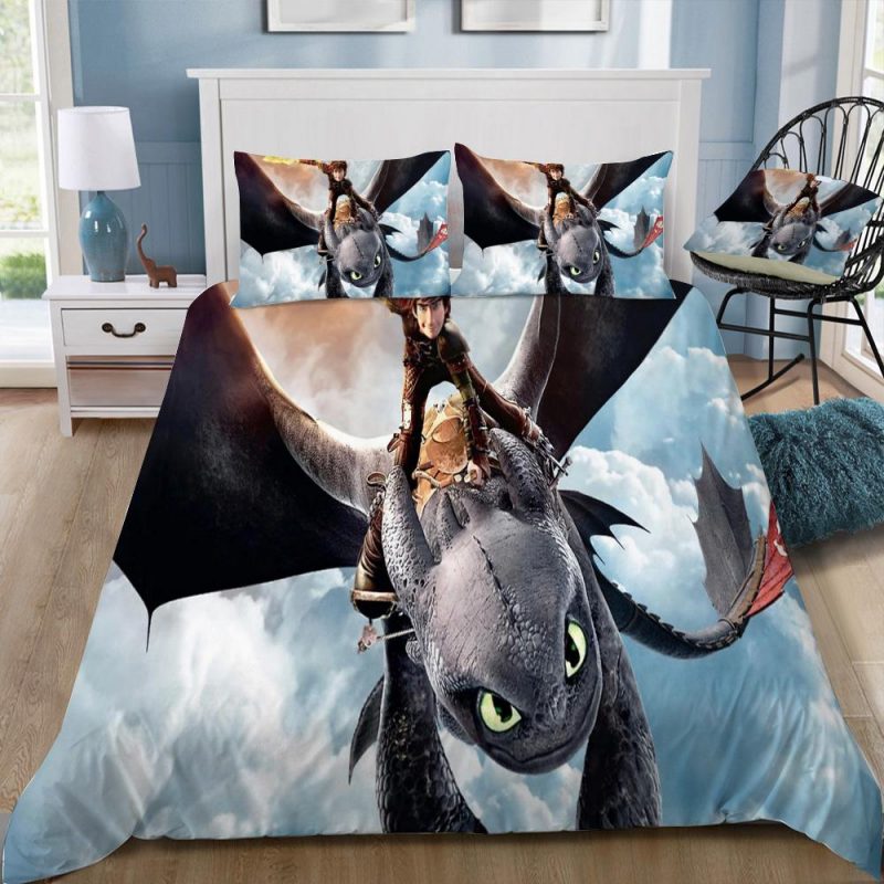 How To Train Your Dragon 3 The Hiden World 21 Duvet Cover and Pillowcase Set Bedding Set How To Train Your Dragon 3 The Hiden World 21 Duvet Cover and Pillowcase Set Bedding Set