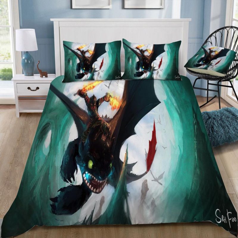 How To Train Your Dragon 33 Duvet Cover and Pillowcase Set Bedding Set How To Train Your Dragon 33 Duvet Cover and Pillowcase Set Bedding Set