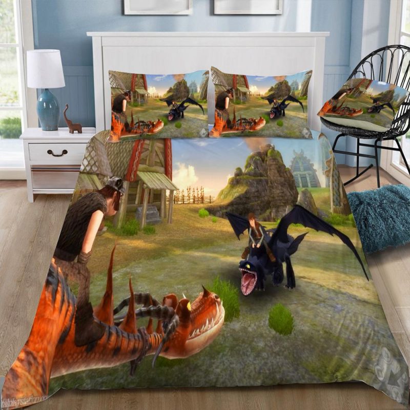 How To Train Your Dragon 43 Duvet Cover and Pillowcase Set Bedding Set How To Train Your Dragon 43 Duvet Cover and Pillowcase Set Bedding Set