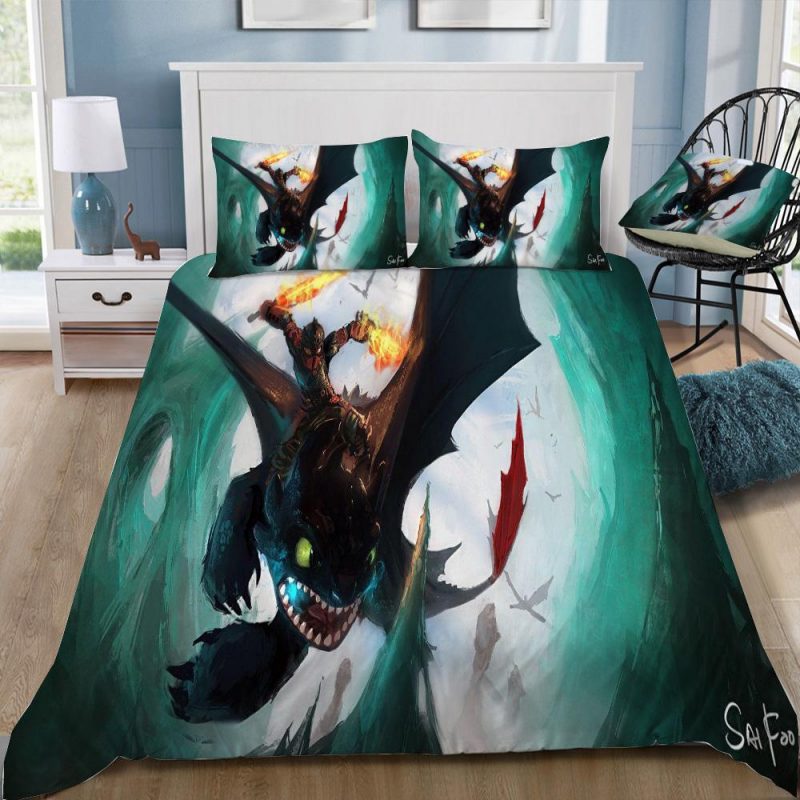 How To Train Your Dragon 6 Duvet Cover and Pillowcase Set Bedding Set How To Train Your Dragon 6 Duvet Cover and Pillowcase Set Bedding Set