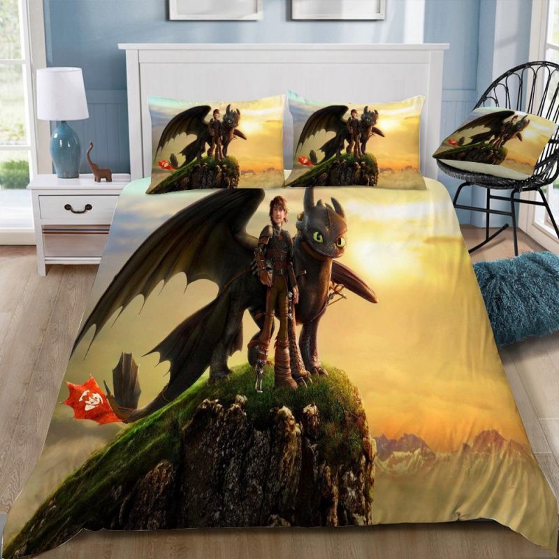 How To Train Your Dragon Duvet Cover and Pillowcase Set Bedding Set 353 How To Train Your Dragon Duvet Cover and Pillowcase Set Bedding Set 353