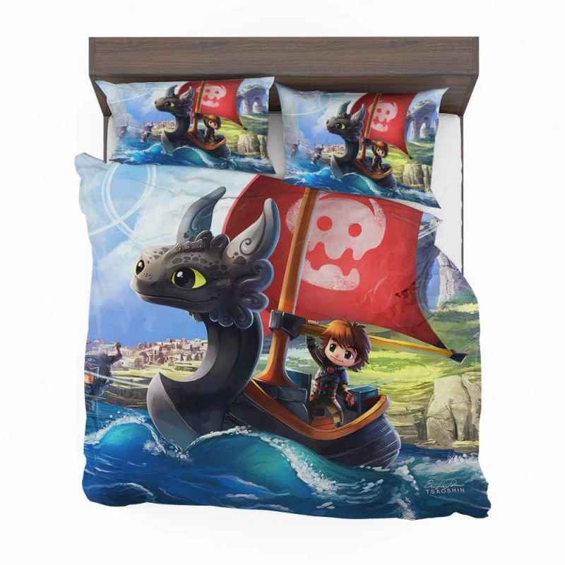 How-To-Train-Your-Dragon-Movie-Hiccup-Chibi-Bedding-Set-1