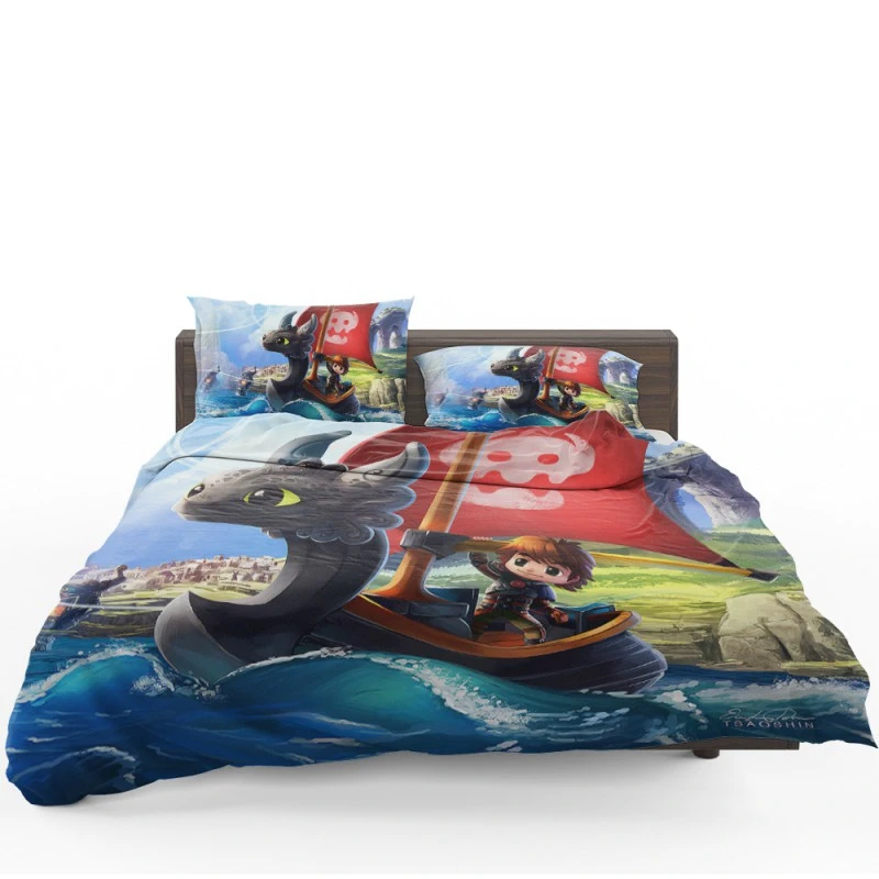 How To Train Your Dragon Movie Hiccup Chibi Bedding Set How To Train Your Dragon Movie Hiccup Chibi Bedding Set