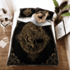Hugin And Munin Odin’S Ranvens Yggdrail Viking Quilt Bedding Set