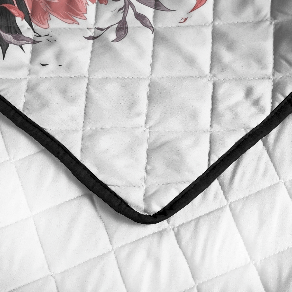 Hugin And Munin White Quilt Bedding Set Hugin And Munin White Quilt Bedding Set