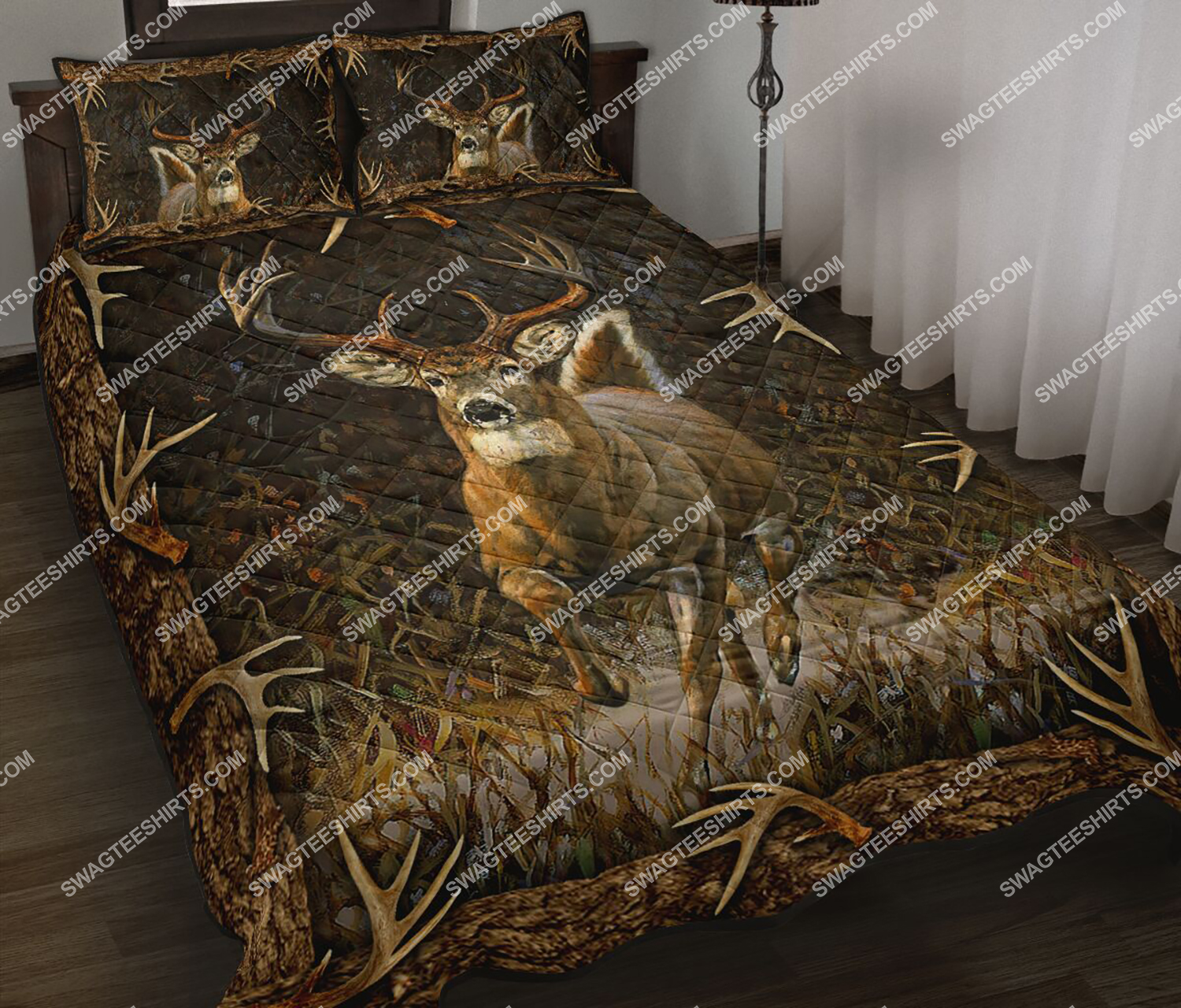 Hunting Deer Love Hunter Full Printing Bedding Set Hunting Deer Love Hunter Full Printing Bedding Set