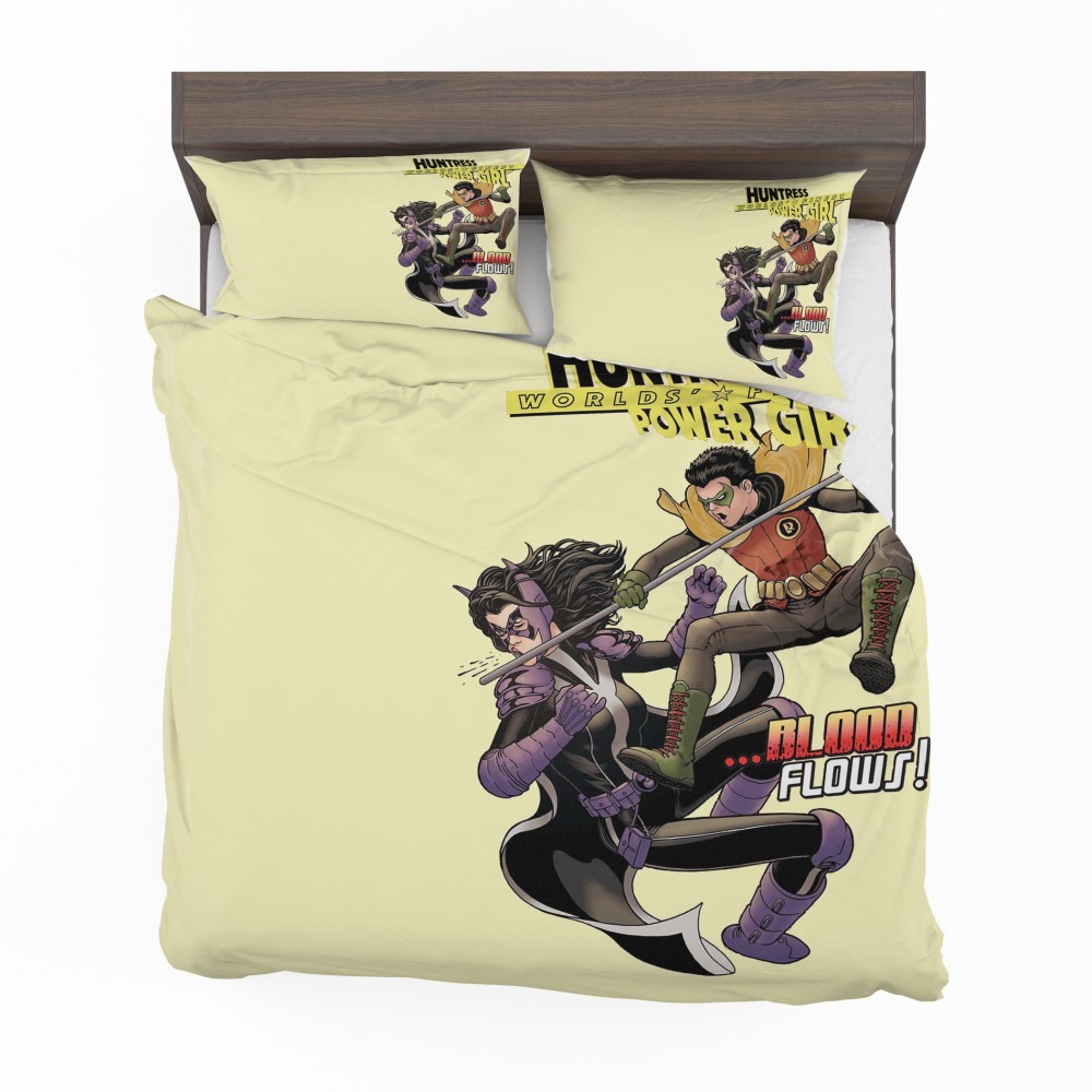 Huntress-Worlds-Finest-Robin-DC-Comics-Bedding-Set-1
