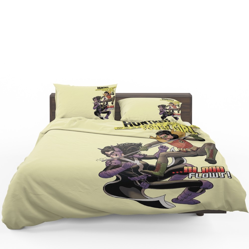 Huntress Worlds Finest Robin DC Comics Bedding Set Huntress Worlds Finest Robin DC Comics Bedding Set