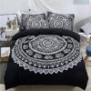 Indian Mandala Duvet Cover and Pillowcase Set Bedding Set