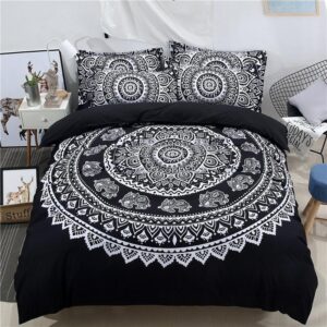 Indian Mandala Duvet Cover and Pillowcase Set Bedding Set