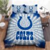 Indianapolis Colts Nfl Duvet Cover Sheet Cover Pillow Cases Luxury Bedding Sets